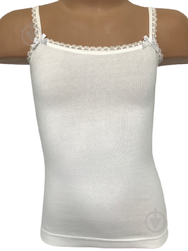 Майка детская для девочекдетские Bibo р.116 белый 33151 - фото 1