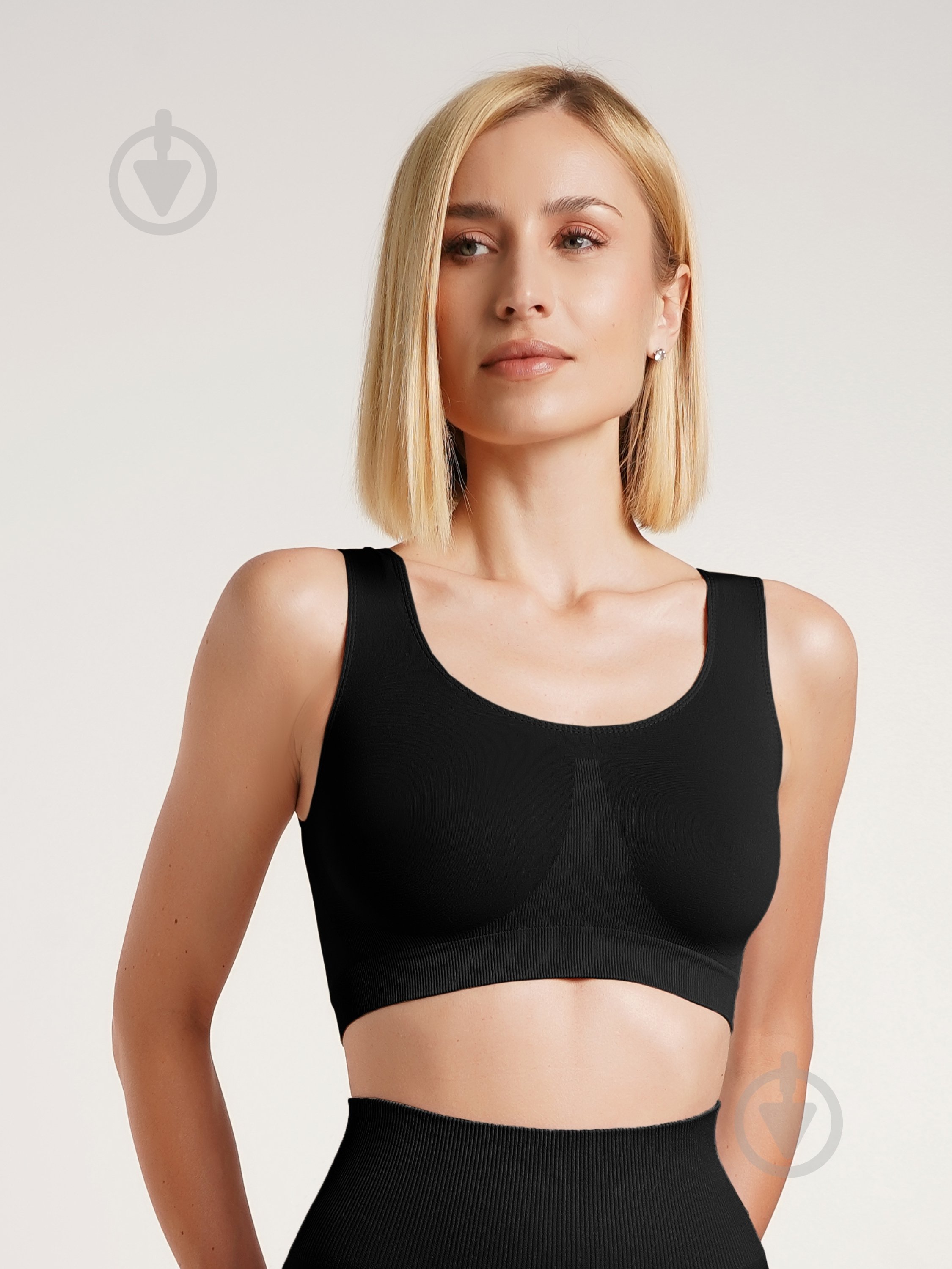 Топ Giulia Tank top 4823102996325 р.S/M черный - фото 1