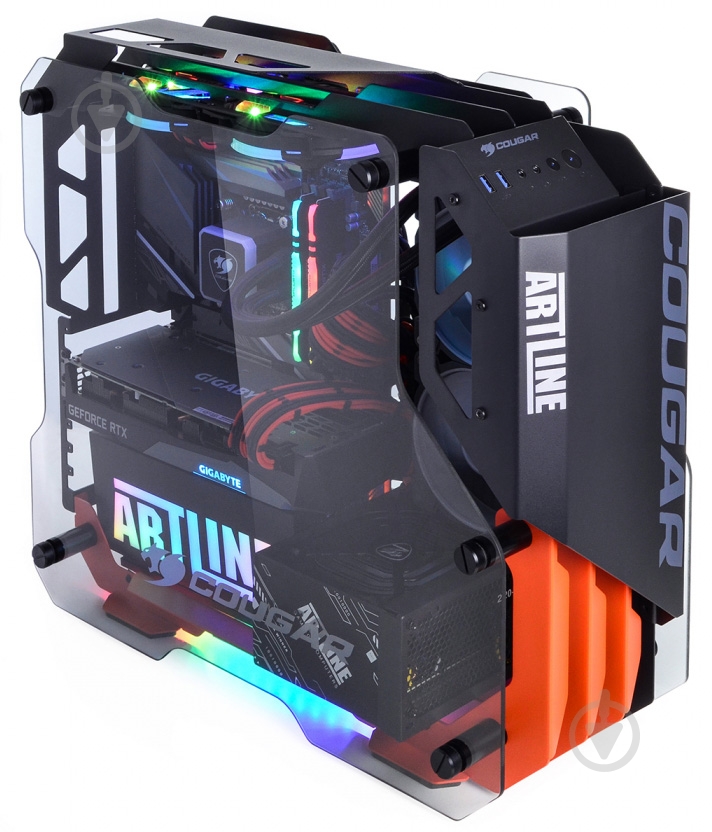 Компьютер Artline Overlord (STALKERv28) black/orange - фото 2