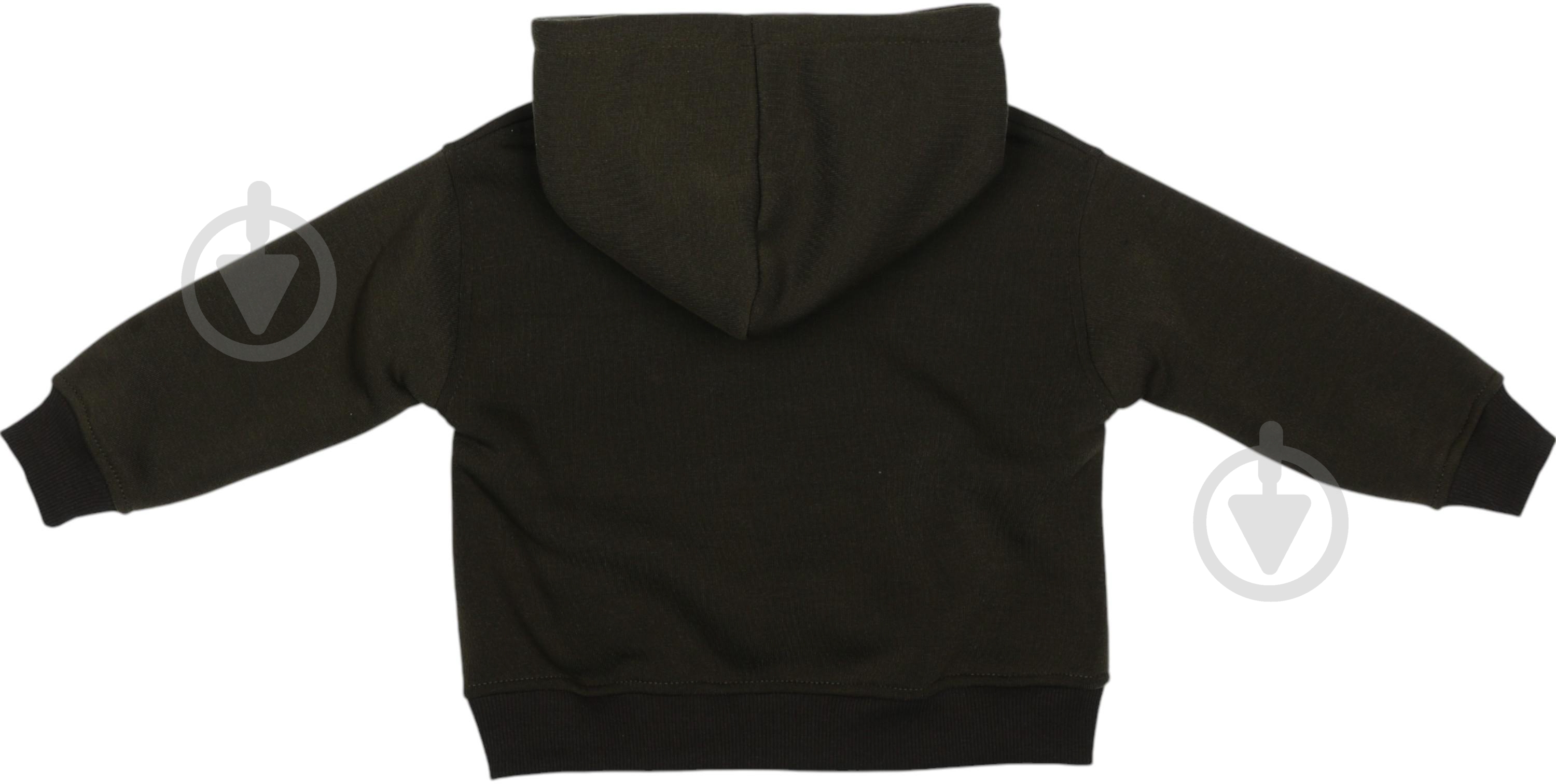 Худи для девочки LOGOS на флисе с карманом р.140 хаки 14-01-00-0006 - фото 4