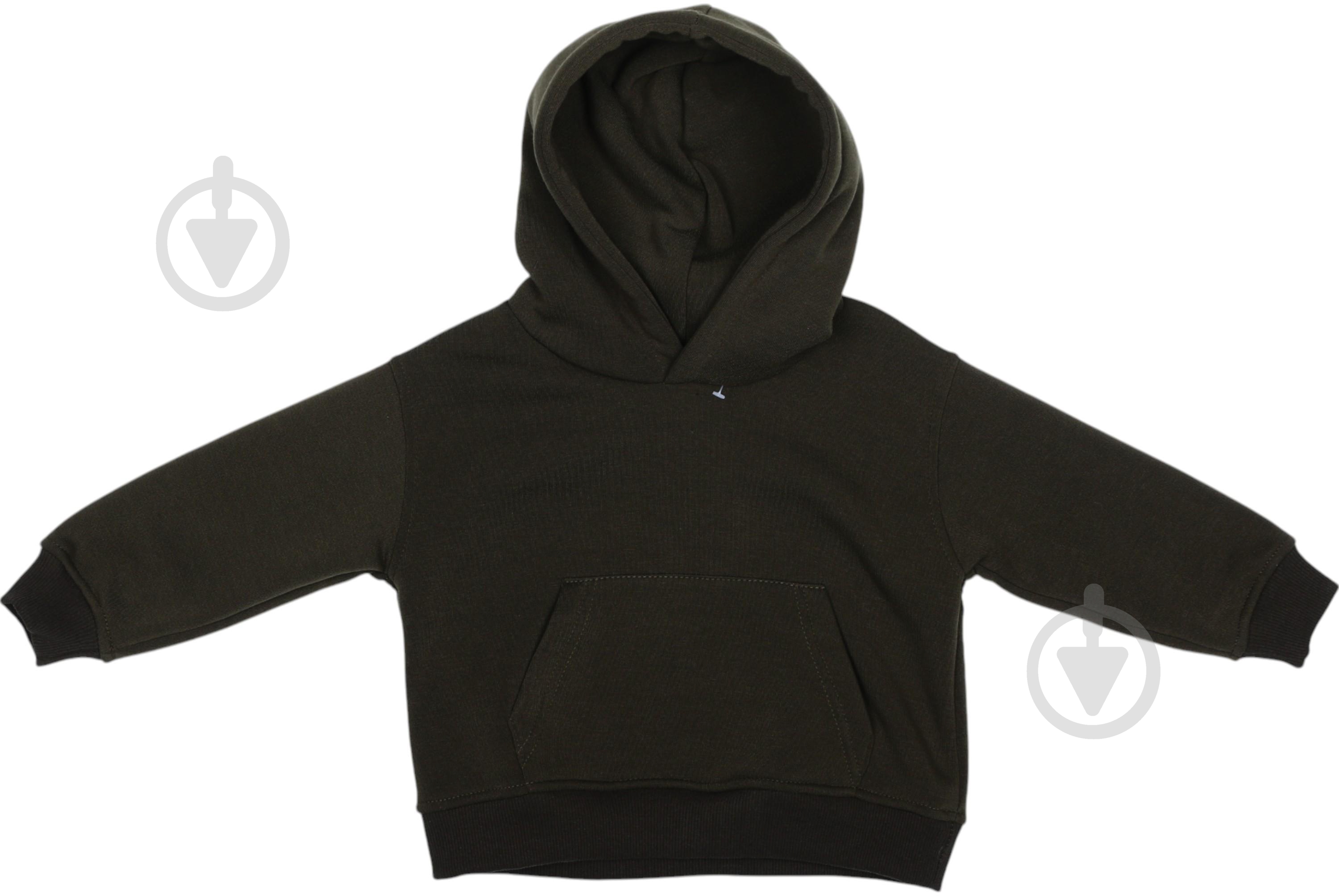 Худи для девочки LOGOS на флисе с карманом р.140 хаки 14-01-00-0006 - фото 6