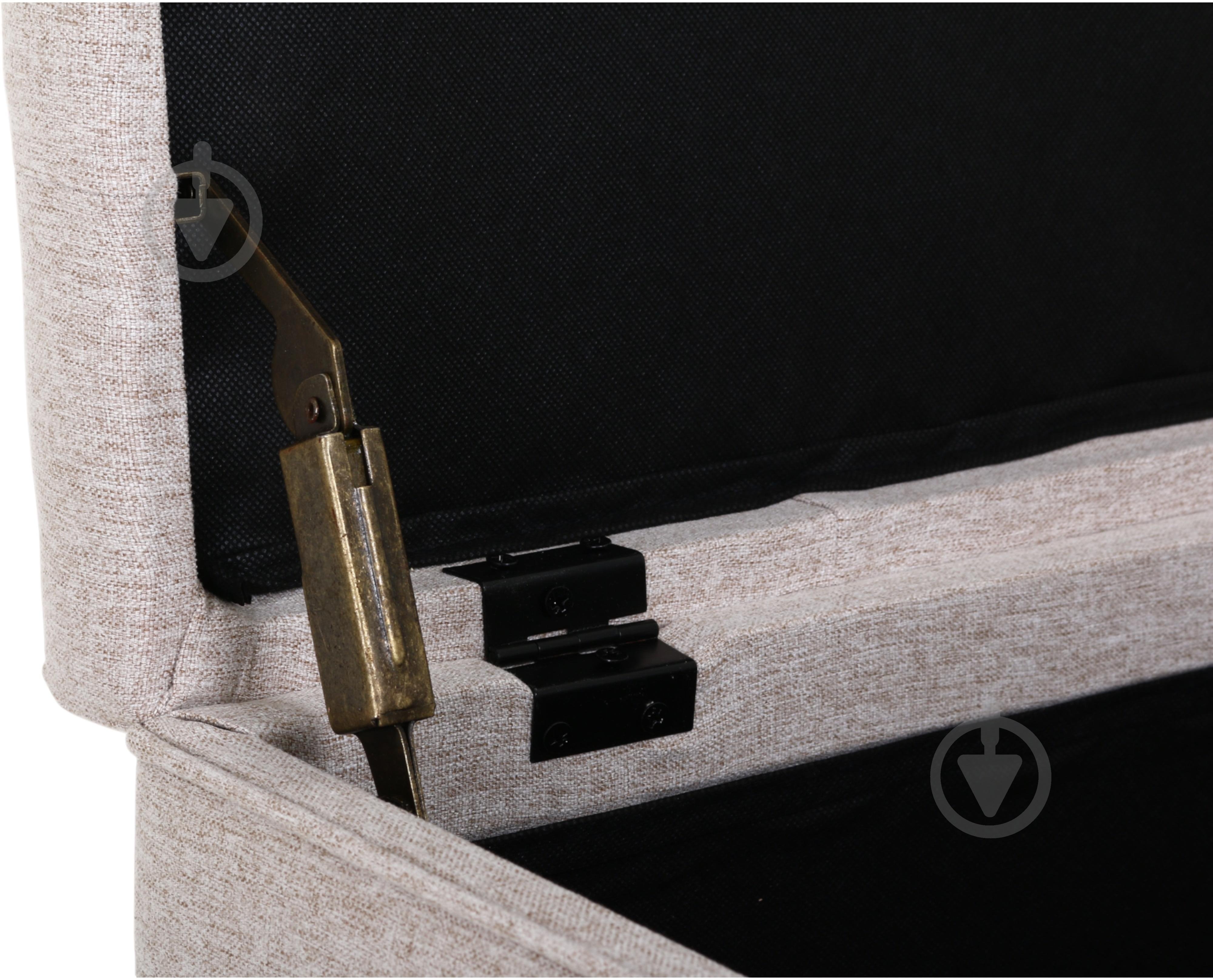 Пуф-банкетка 420х1270х400 мм бежевий (VWF22A1329LB-1D) - фото 4