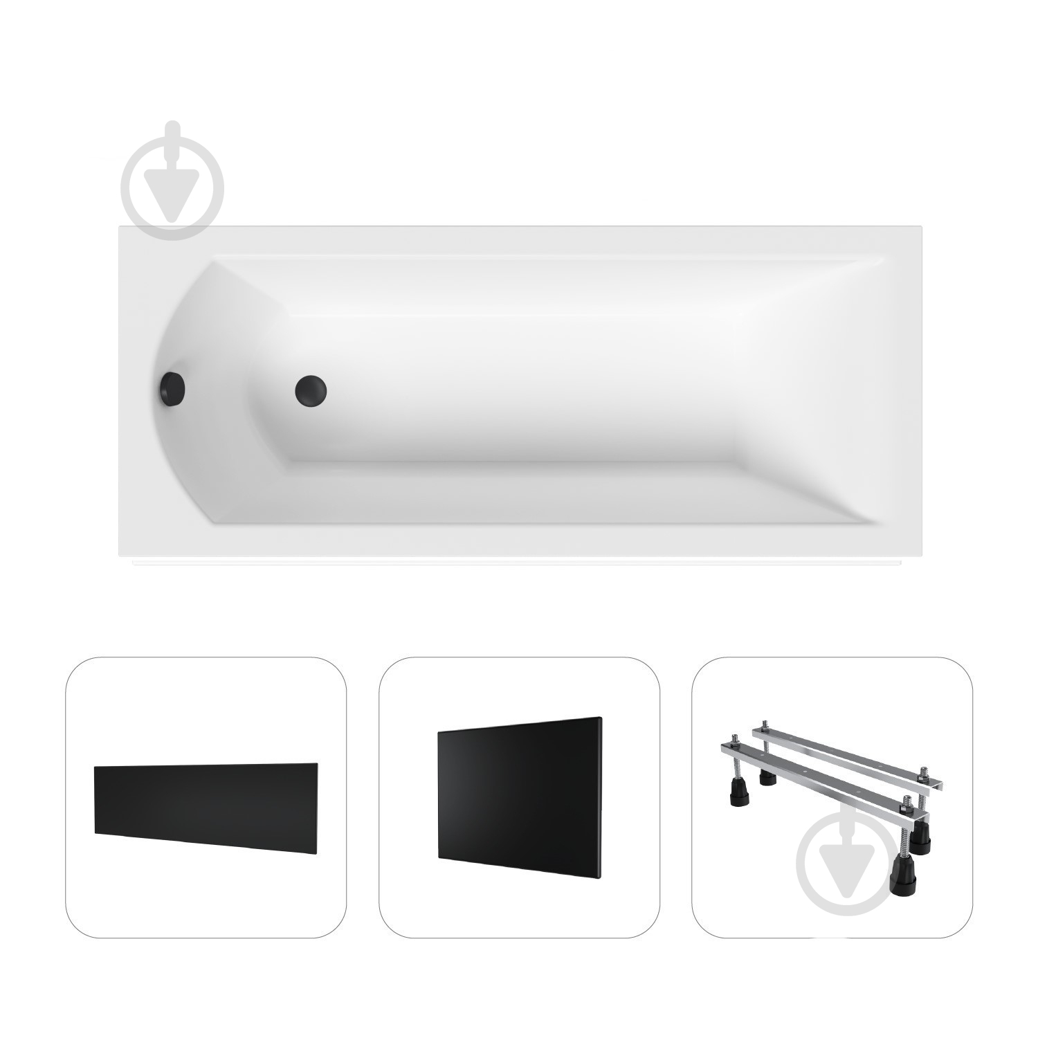 Ванна акрилова Helmken Vespera 738NF97873 149,5х70 см комплект 4 в 1 - фото 1 Ванна акрилова Helmken Vespera 738NF97873 149,5х70 см комплект 4 в 1 - фото 1