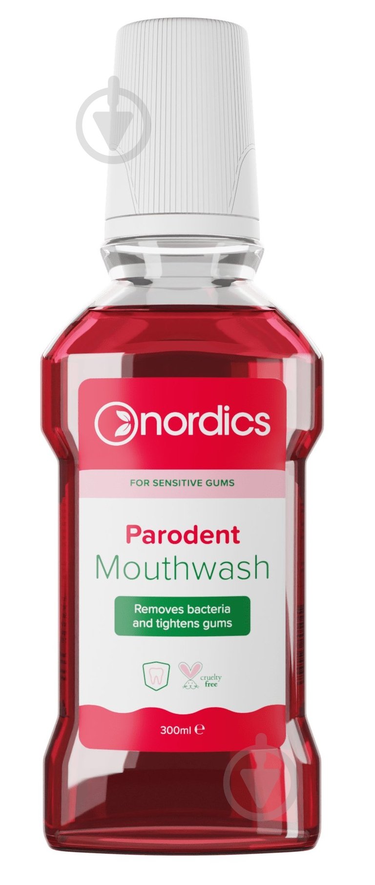 Ополаскиватель Nordics Parodent для укрепления десен 300 мл - фото 1 Ополаскиватель Nordics Parodent для укрепления десен 300 мл - фото 1