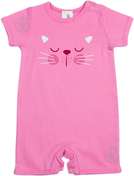 Песочник для девочки Luna Kids Киця р.74 розовый - фото 1