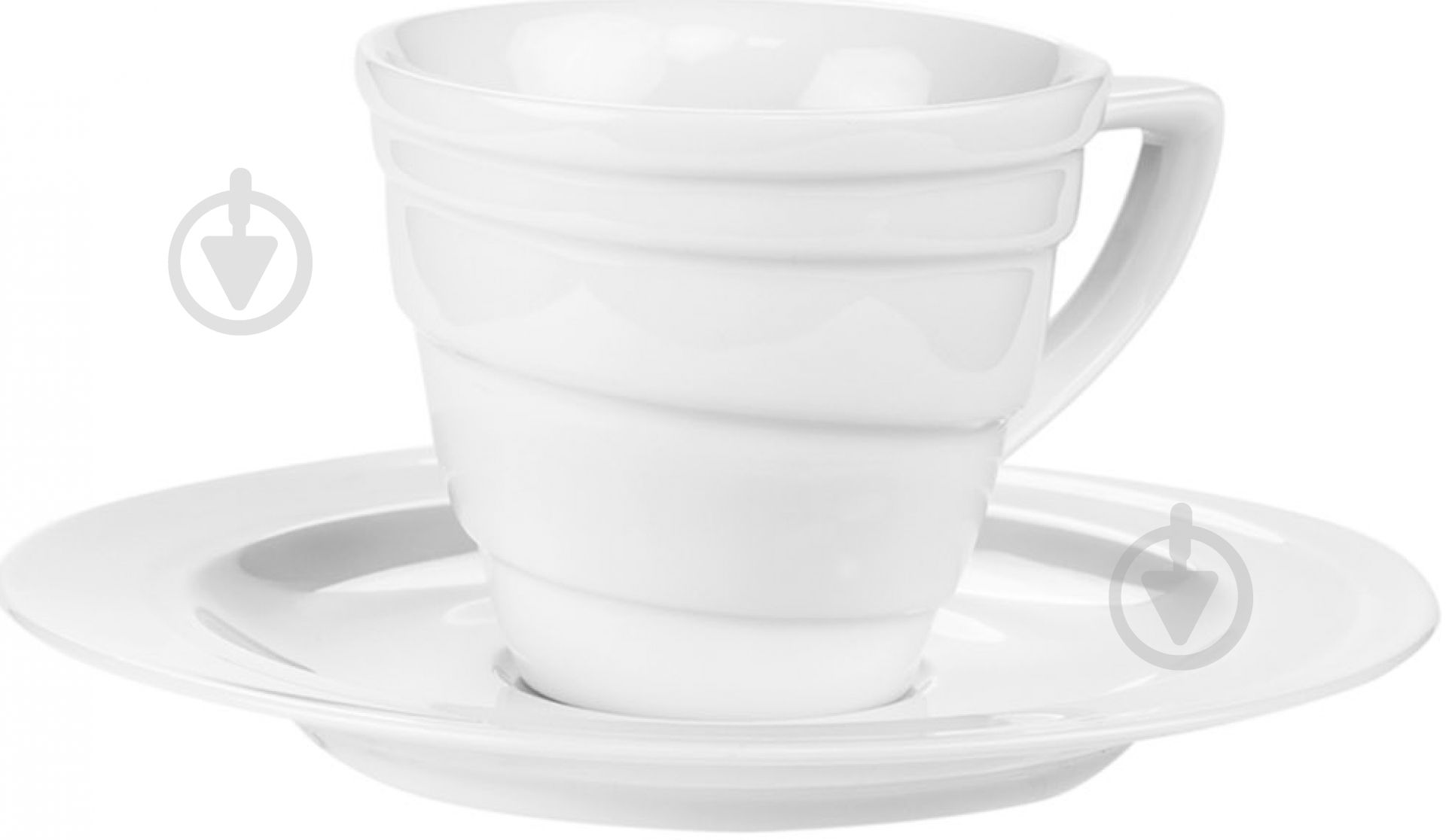 Чашка с блюдцем BergHOFF Hotel 180 мл - фото 1 Чашка с блюдцем BergHOFF Hotel 180 мл - фото 1