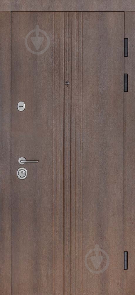 Двері вхідні Revolut Doors В-606 мод. 229 дрімвуд темний / дрімвуд світлий 2050x950 мм праві - фото 2