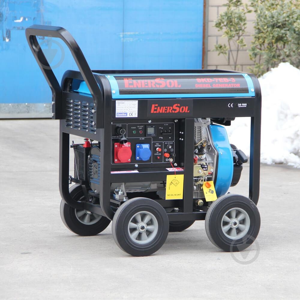 Генератор дизельный EnerSol 6 кВт / 6,5 кВт 400 В SKD-7E-3B - фото 3 Генератор дизельный EnerSol 6 кВт / 6,5 кВт 400 В SKD-7E-3B - фото 3