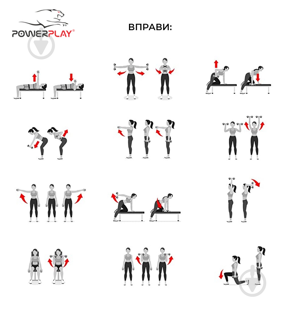 Гантель PowerPlay PP_4125_3kg 3 кг зеленый - фото 4