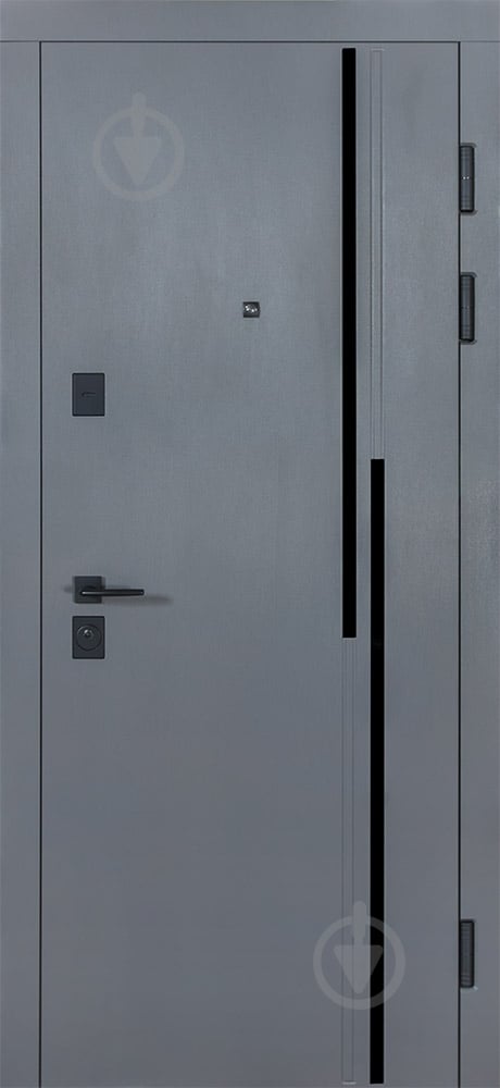 Двері вхідні Булат Термо Ультра (квадро) 567/гладка хром / білий матовий 2050x850 мм праві - фото 2 Двері вхідні Булат Термо Ультра (квадро) 567/гладка хром / білий матовий 2050x850 мм праві - фото 2