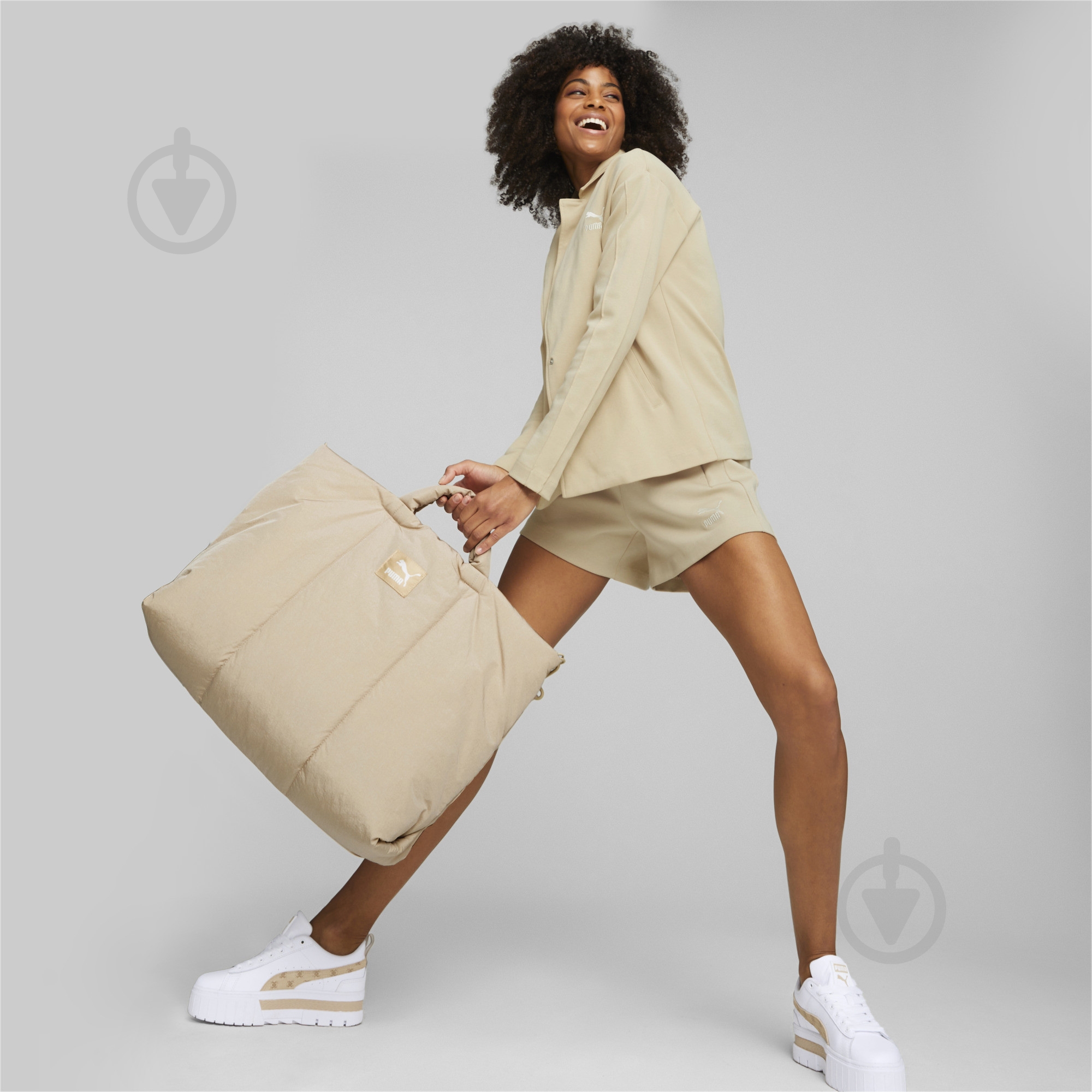 Сумка Puma PRIME PREMIUM OVERSIZED TOTE 7917801 бежевый - фото 5 Сумка Puma PRIME PREMIUM OVERSIZED TOTE 7917801 бежевый - фото 5