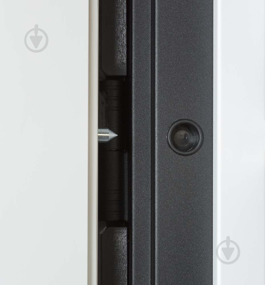 Двері вхідні Булат Термо Ультра (квадро) 567/гладка хром / білий матовий 2050x950 мм праві - фото 9