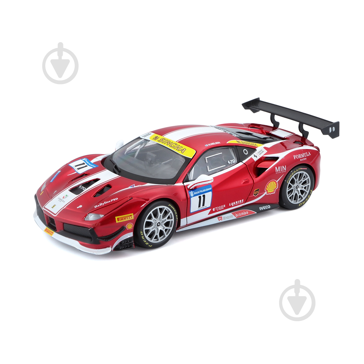 Автомодель Bburago 1:24 Ferrari 488 Challenge 18-26308 - фото 11