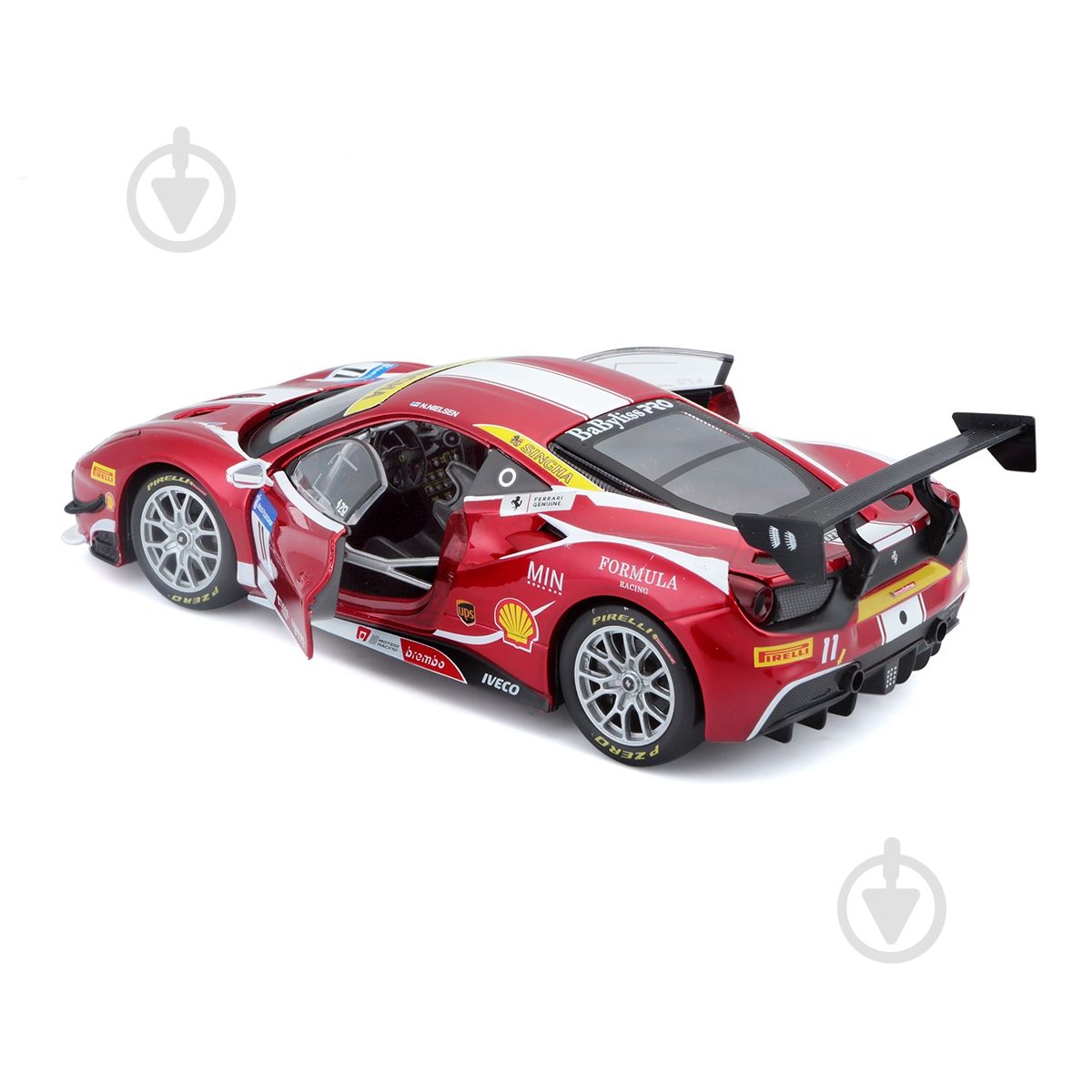 Автомодель Bburago 1:24 Ferrari 488 Challenge 18-26308 - фото 5
