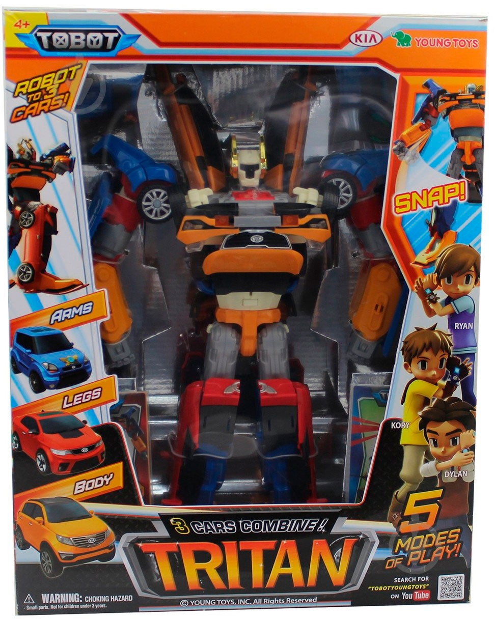 Игрушка-трансформер Tobot Тритан - фото 3