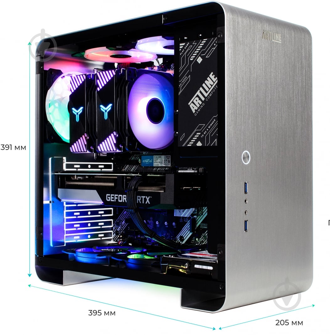 Компьютер персональный Artline Gaming X55 (X55v35Win) silver - фото 13 Компьютер персональный Artline Gaming X55 (X55v35Win) silver - фото 13