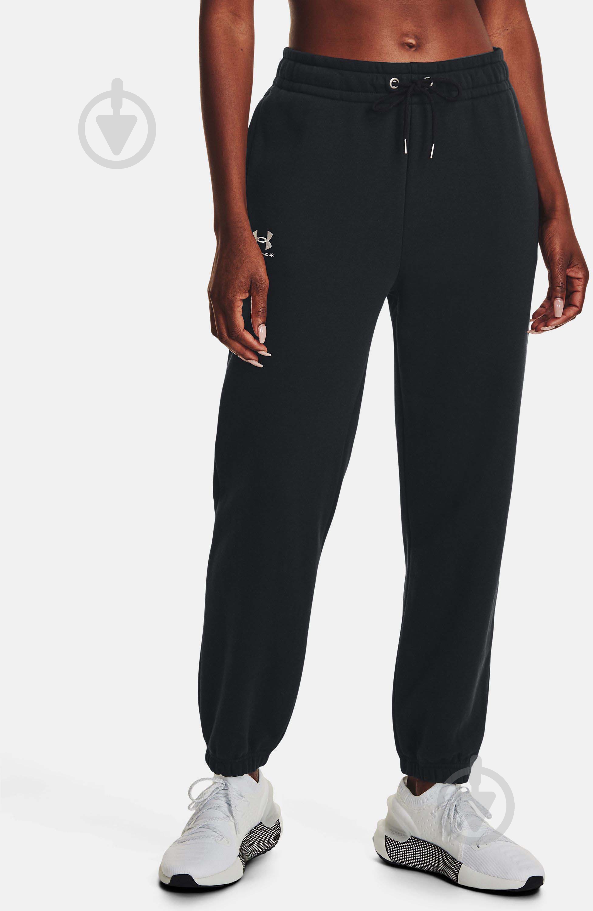 Штани Under Armour ESSENTIAL FLEECE JOGGERS 1373034-001 р. XS чорний - фото 1