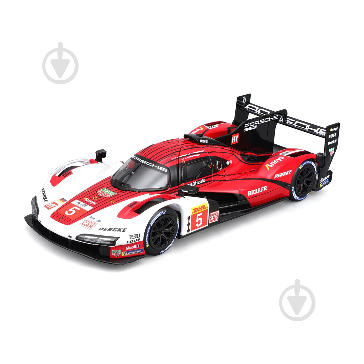 Автомодель Bburago 1:24 Porsche 963 18-28022 - фото 4