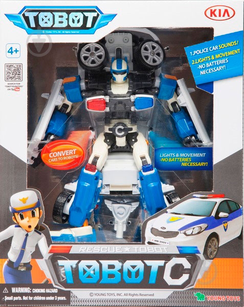 Игрушка-трансформер Tobot Полиция С - фото 2 Игрушка-трансформер Tobot Полиция С - фото 2