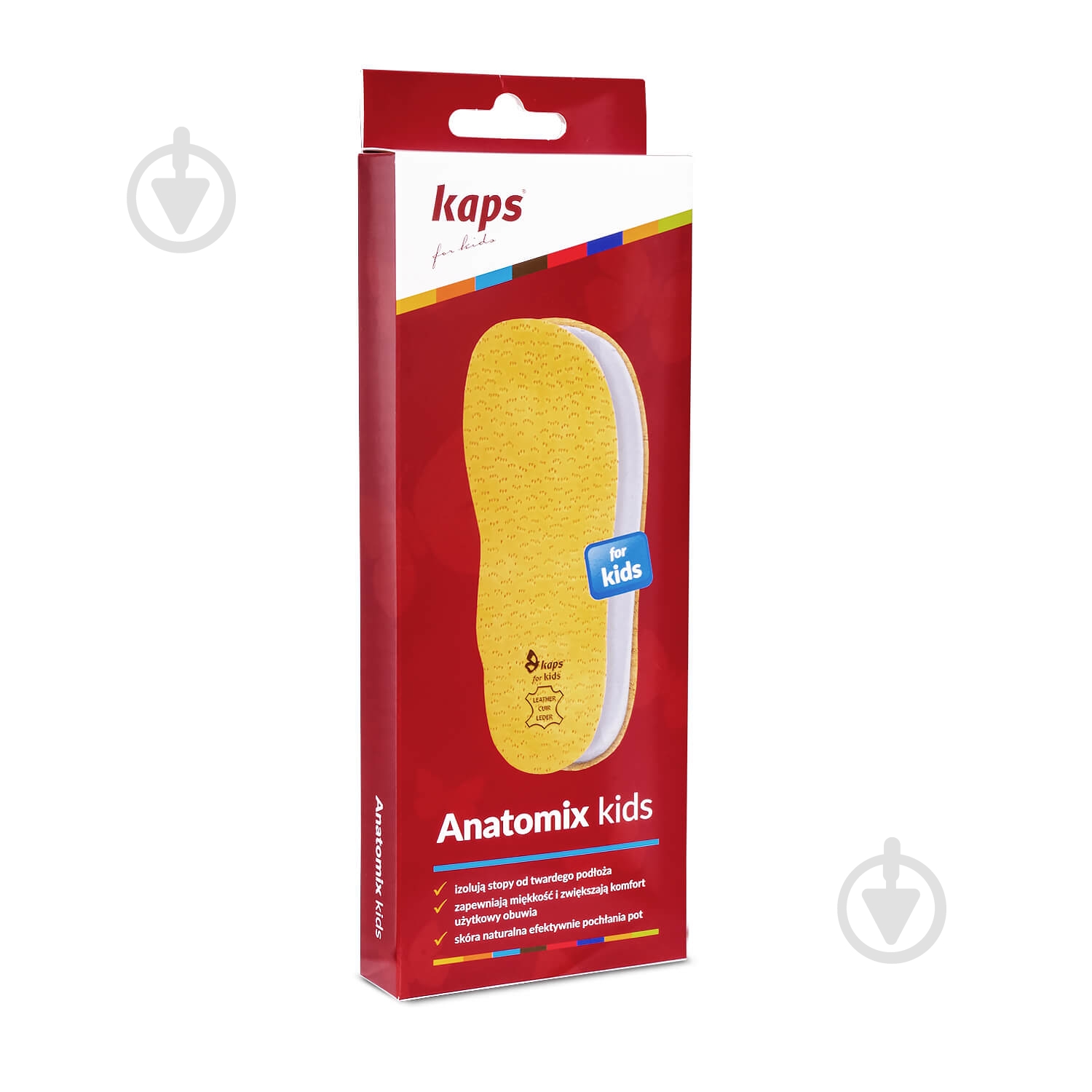 Стельки для стоп Anatomix Kids Kaps р.31-32 коричневый - фото 1