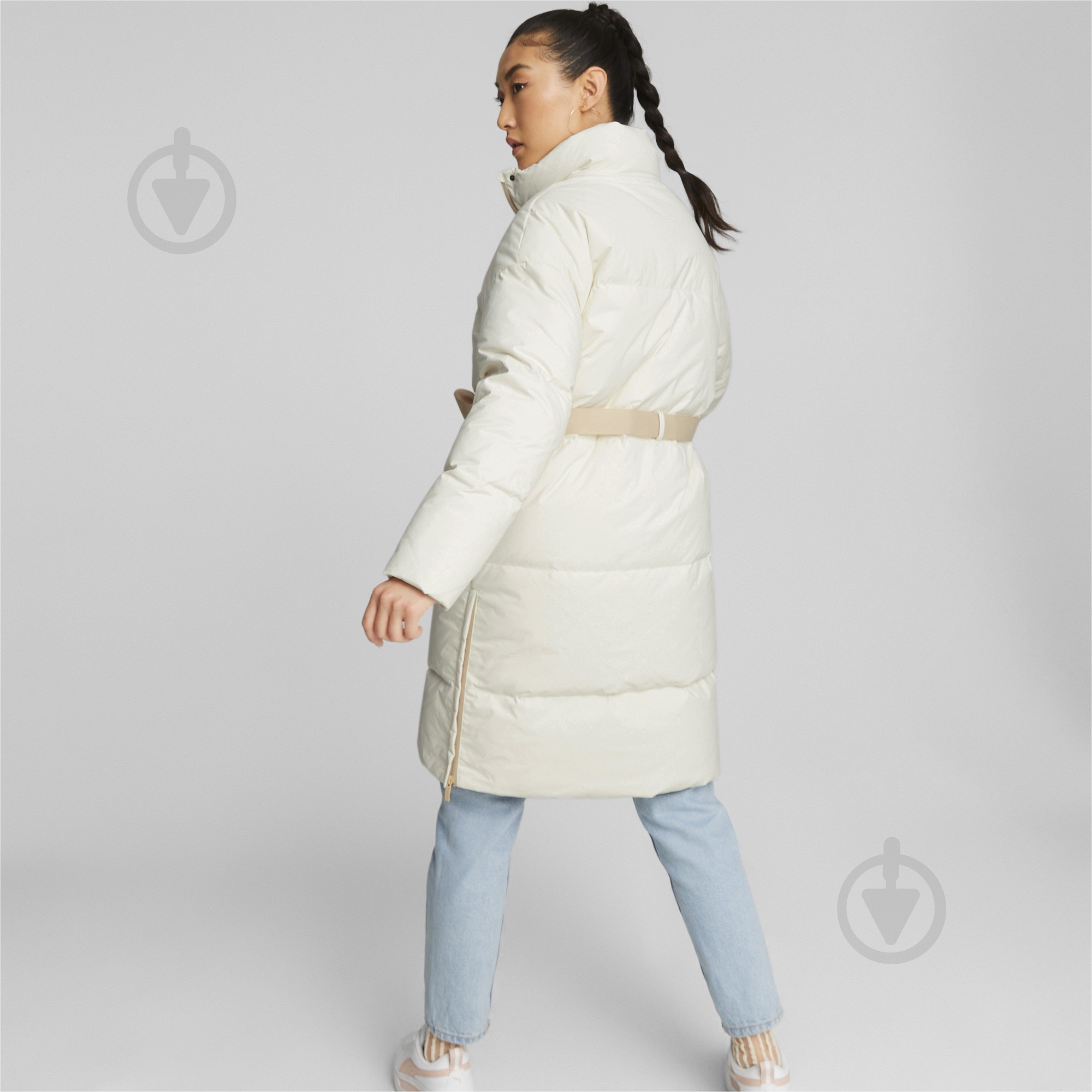 Куртка женская зимняя Puma DOWN COAT 53558365 р.L бежевая - фото 5