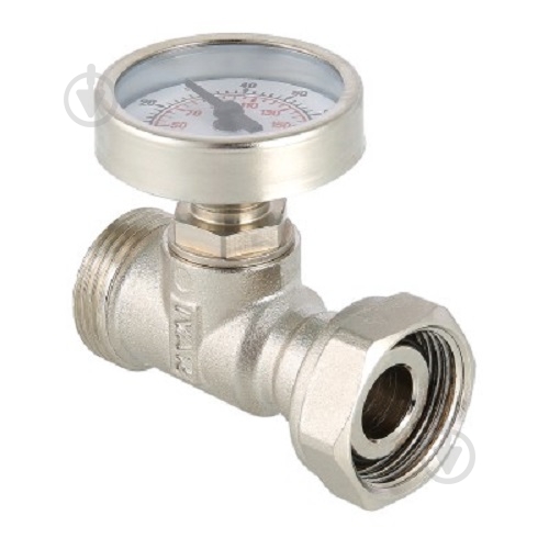 Тройник Valtec с термометром евроконус VT.4615.0.0 - фото 1 Тройник Valtec с термометром евроконус VT.4615.0.0 - фото 1