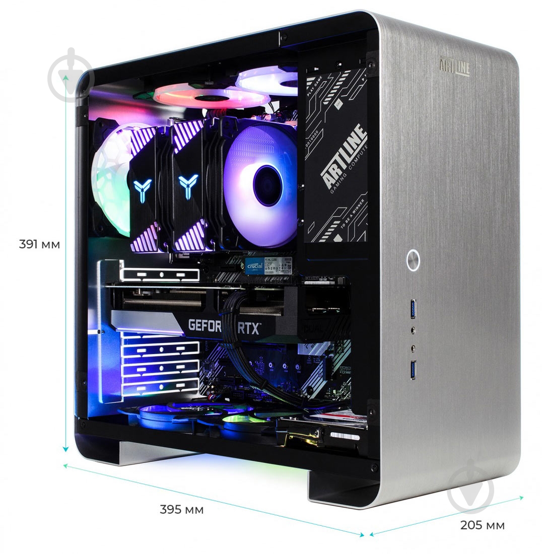 Компьютер Artline Gaming (X55v38Win) silver - фото 6