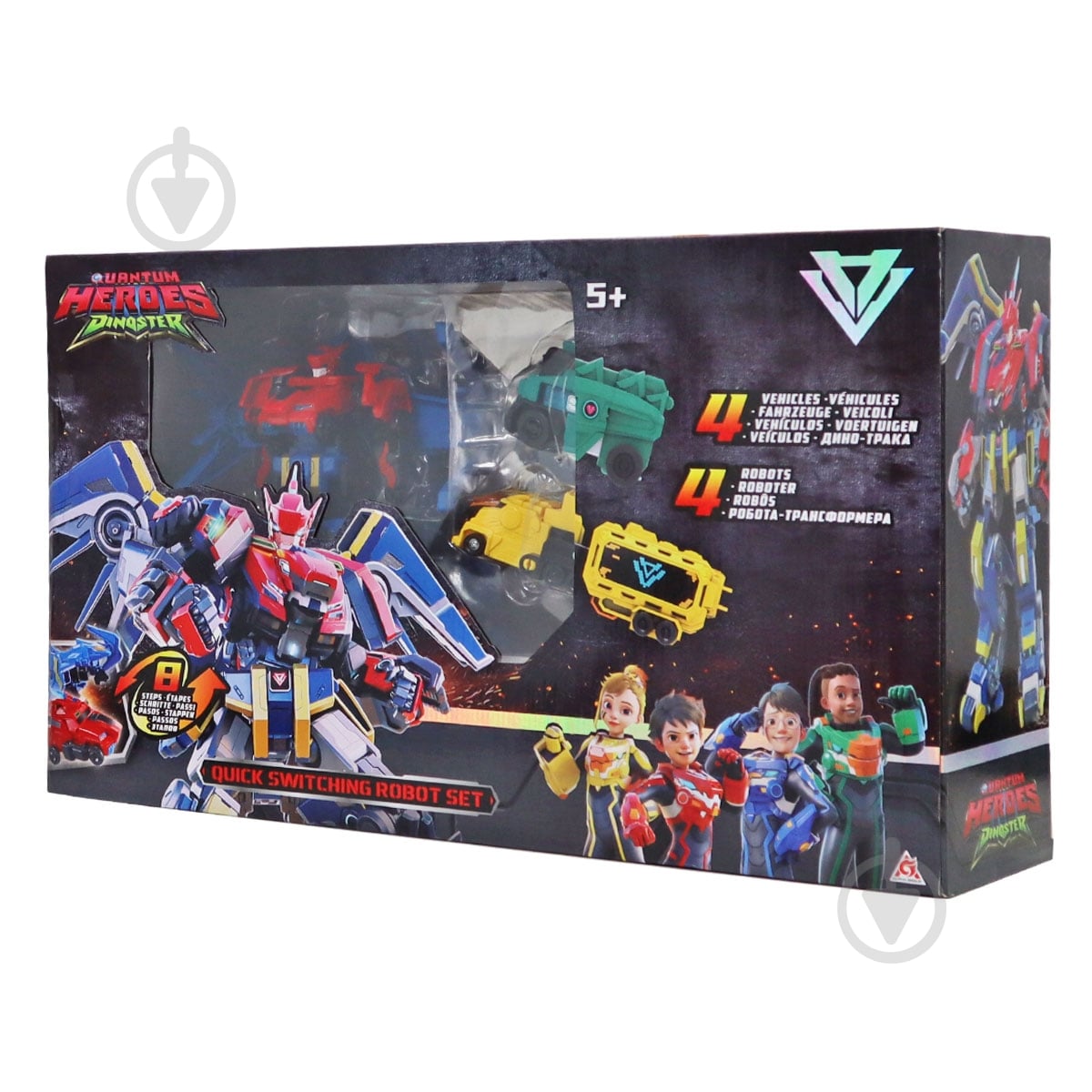Игровой набор DINOSTER Быстрая трансформация EU580810A - фото 2 Игровой набор DINOSTER Быстрая трансформация EU580810A - фото 2