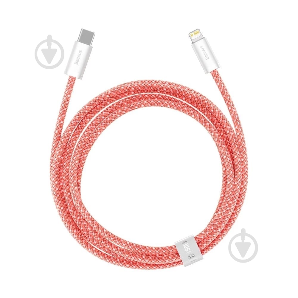 Кабель BASEUS Dynamic Series Fast Charging Data Cable Type-C to iP 20 W 2 м оранжевый (CALD000107) - фото 2