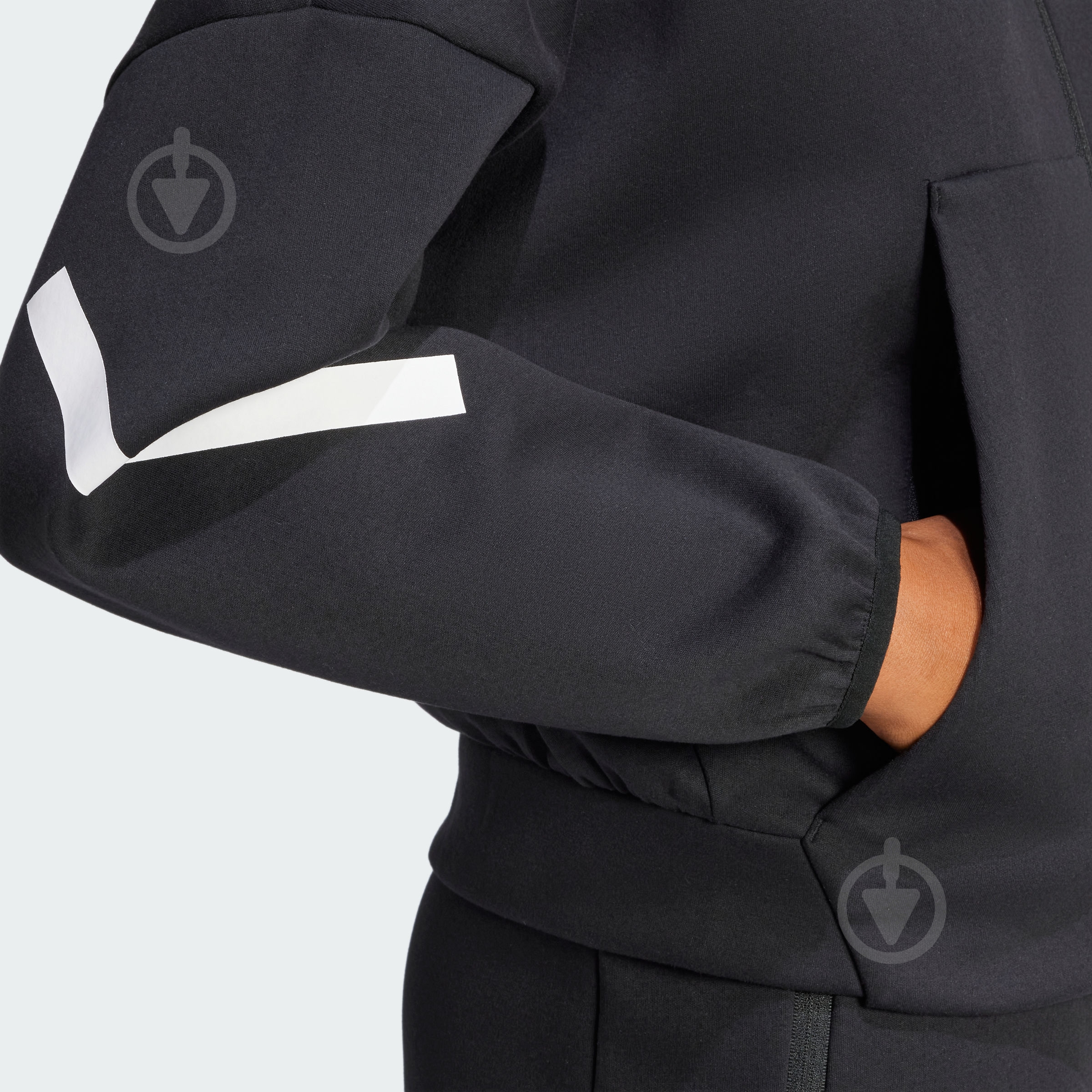 Джемпер Adidas W Z.N.E. FZ JC5392 р.M черный - фото 3