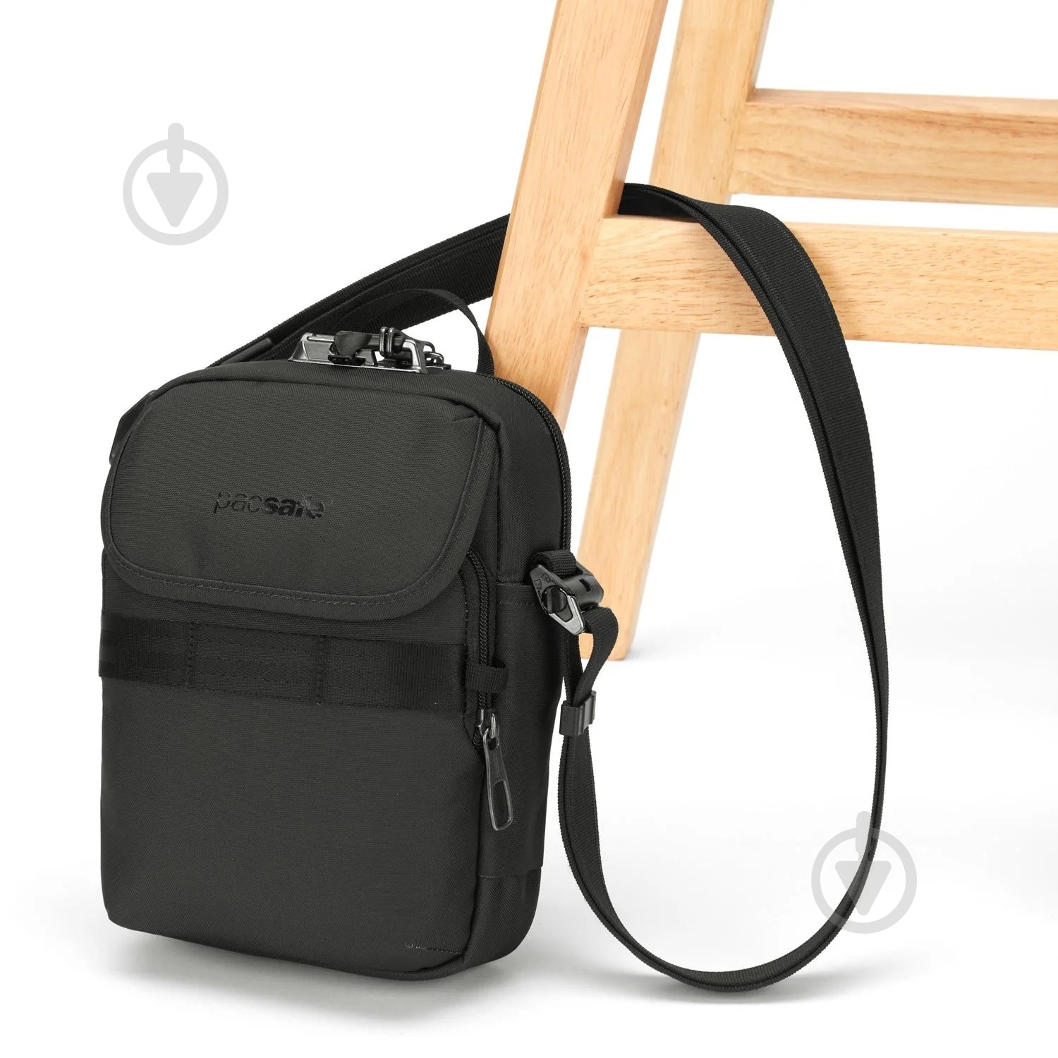 Сумка через плечо Pacsafe Metrosafe X Compact 3 л черный - фото 2