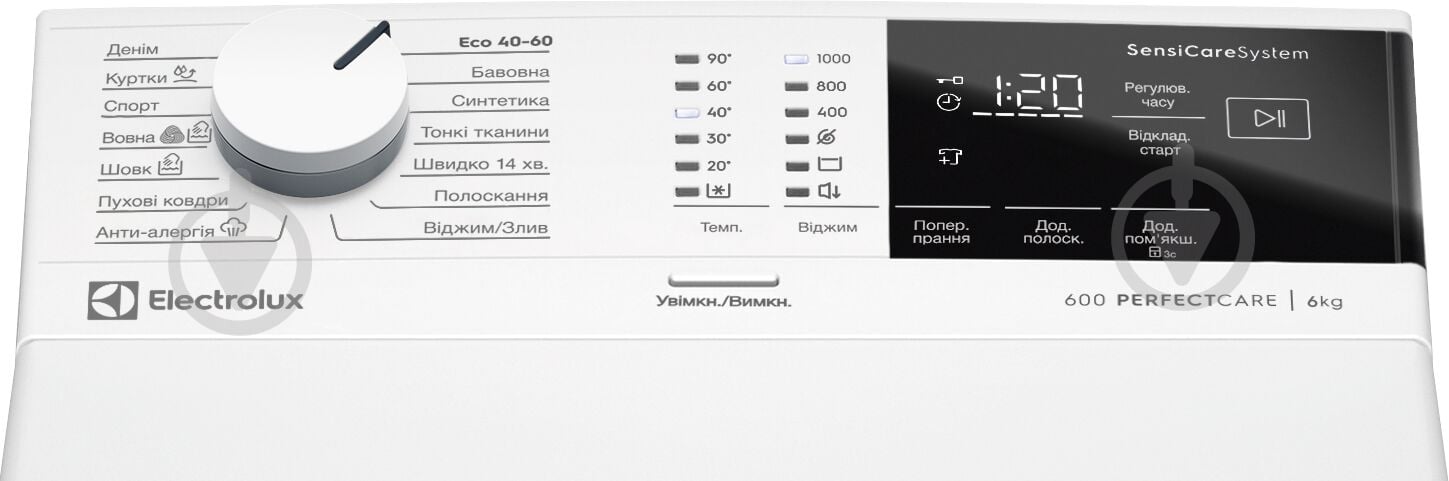 Стиральная машина Electrolux EW6T206U - фото 2 Стиральная машина Electrolux EW6T206U - фото 2
