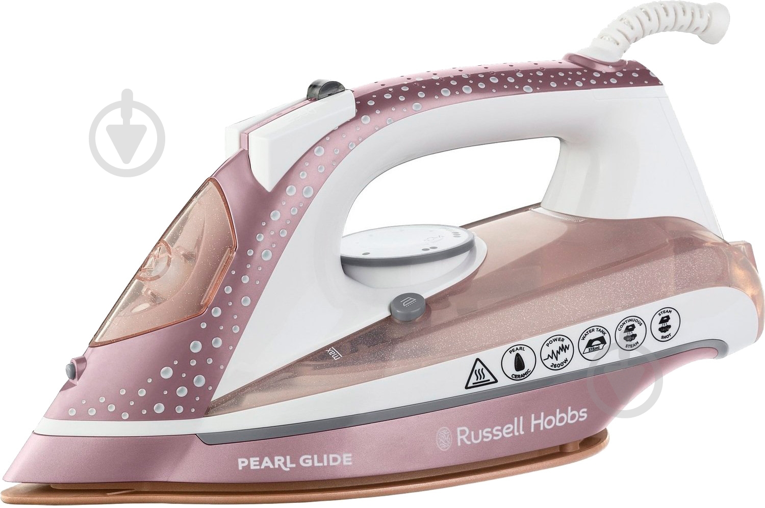 Утюг Russell Hobbs 23972-56 PEARL GLIDE - фото 1 Утюг Russell Hobbs 23972-56 PEARL GLIDE - фото 1