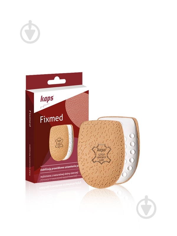 Вставка для пяток Fixmed Kaps р.38-40 коричневый - фото 1
