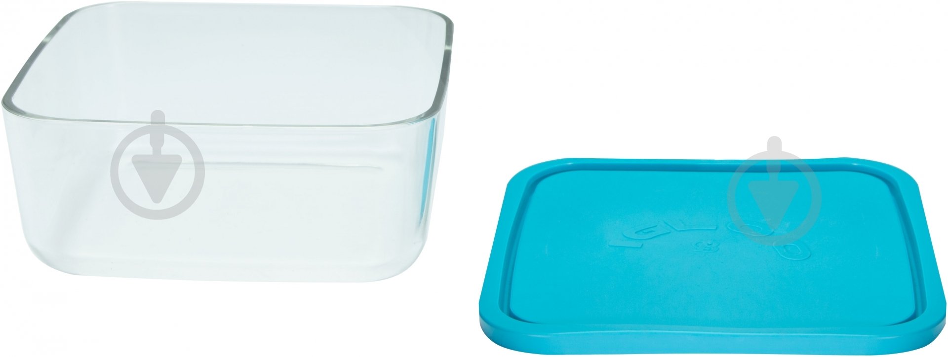 Салатник с крышкой Borgonovo Igloo 22 см квадратный - фото 2