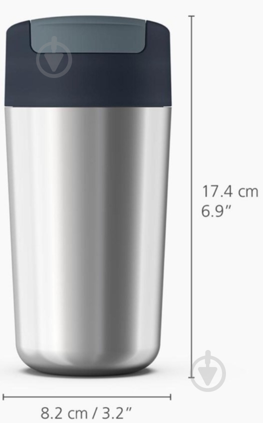 Термочашка Joseph Joseph Hydration 454 мл ( 81133) - фото 2 Термочашка Joseph Joseph Hydration 454 мл ( 81133) - фото 2