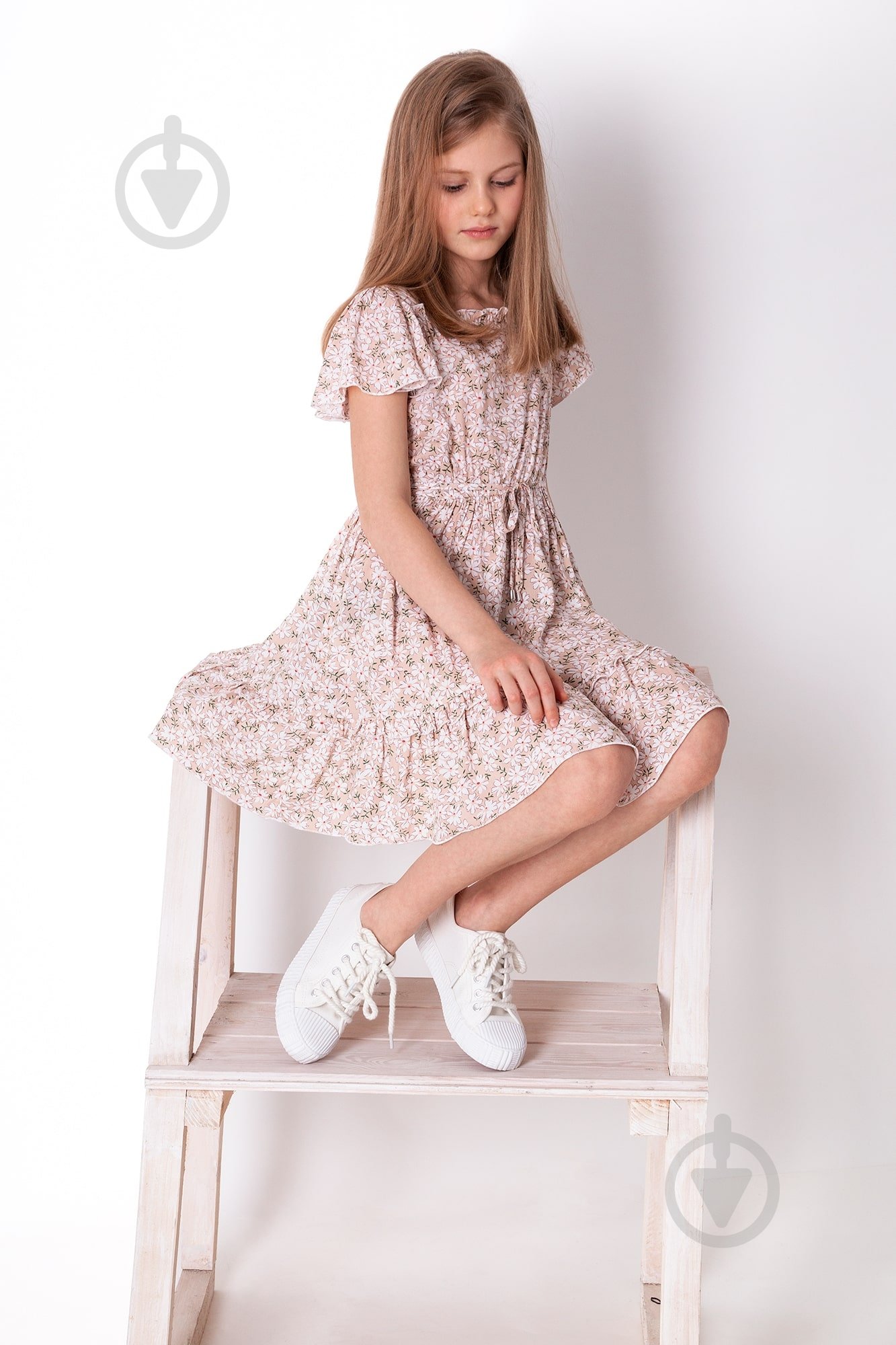 Платье Україна 4245 р.128 бежевый с рисунком - фото 2