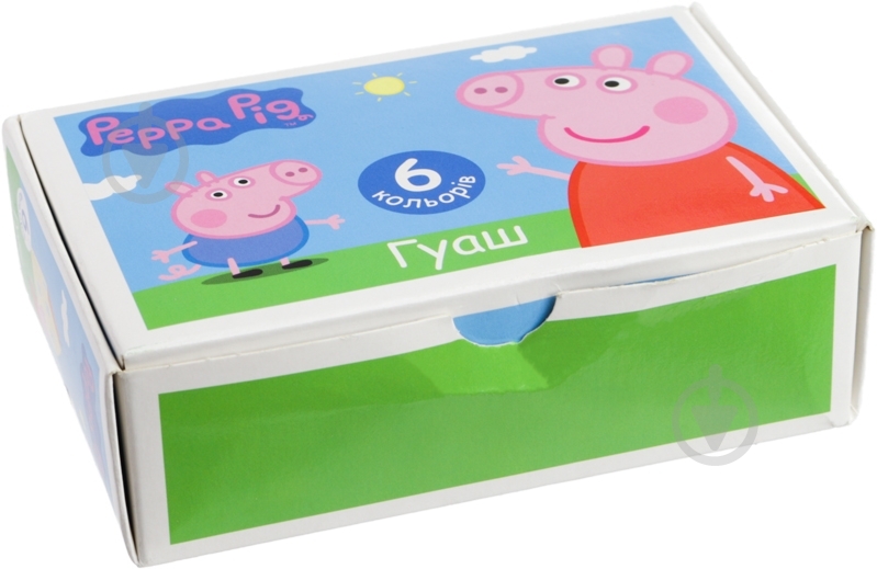 Гуашь Peppa Pig 6 кольорів Перо - фото 1