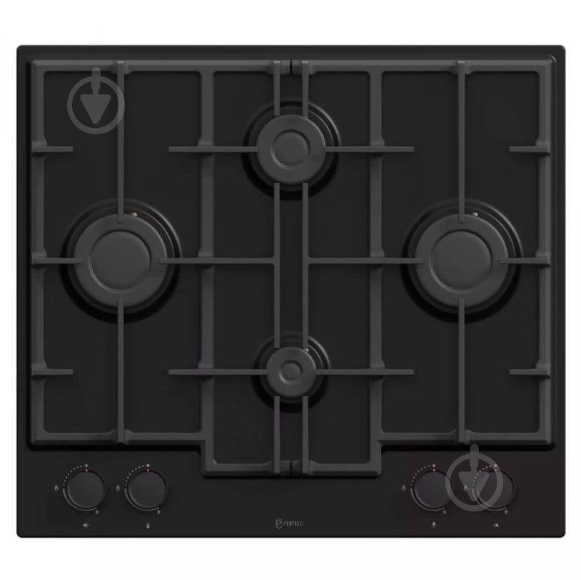 Варочная поверхность газовая Perfelli PERLA M60C NERO - фото 2