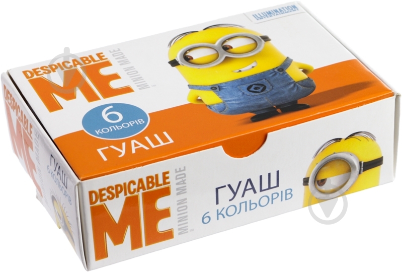 Гуашь Despicable Me 6 цветов Перо - фото 1