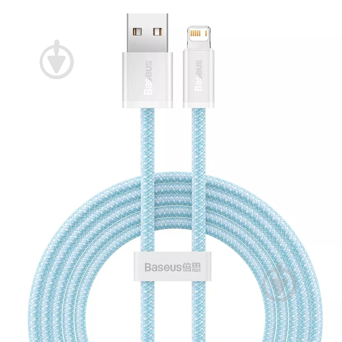 Кабель BASEUS Dynamic Series Fast Charging Data Cable USB to iP 2.4 A 2 м Blue (CALD000503) - фото 1