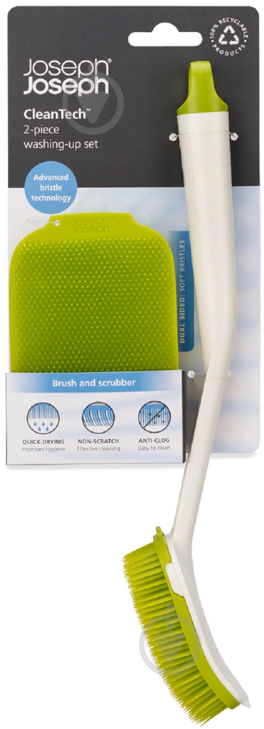 Щетка для мытья CLEANTECH 01000890 2 предмета Joseph Joseph - фото 2 Щетка для мытья CLEANTECH 01000890 2 предмета Joseph Joseph - фото 2