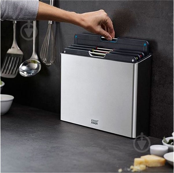 Набор досок разделочных Joseph Joseph Folio silver large 60170 (01000853) - фото 5 Набор досок разделочных Joseph Joseph Folio silver large 60170 (01000853) - фото 5