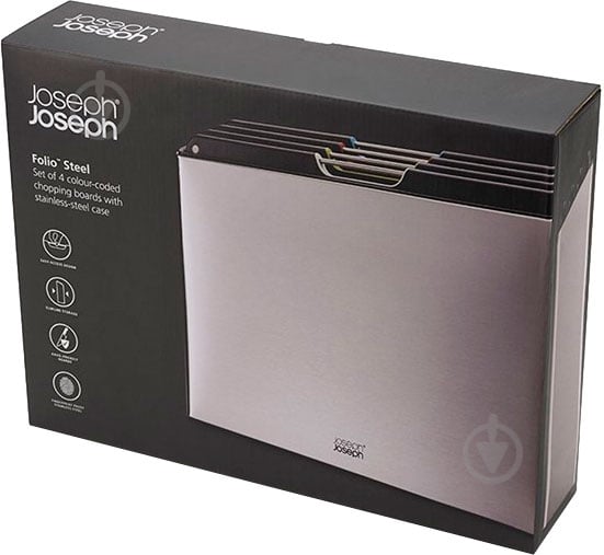 Набор досок разделочных Joseph Joseph Folio silver large 60170 (01000853) - фото 9 Набор досок разделочных Joseph Joseph Folio silver large 60170 (01000853) - фото 9