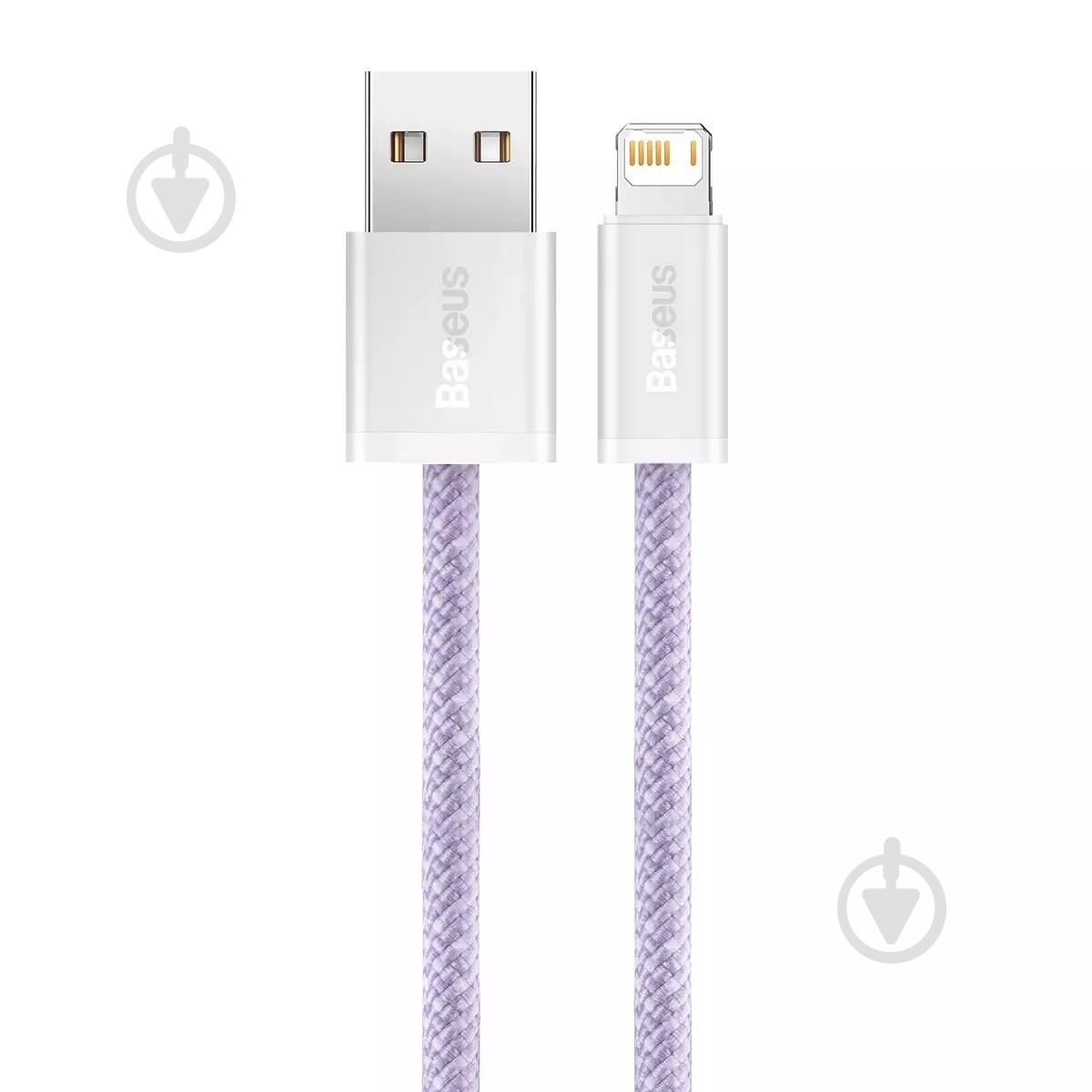 Кабель BASEUS Dynamic Series Fast Charging Data Cable USB to iP 2.4 A 1 м фіолетовий (CALD000405) - фото 2 Кабель BASEUS Dynamic Series Fast Charging Data Cable USB to iP 2.4 A 1 м фіолетовий (CALD000405) - фото 2