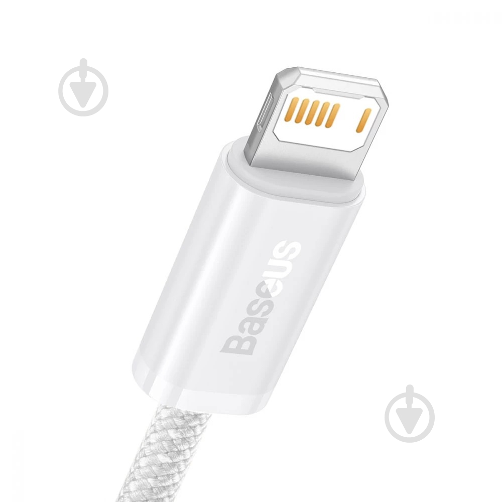 Кабель BASEUS Dynamic Series Fast Charging Data Cable USB to iP 2.4 A 2 м white (CALD000502) - фото 3