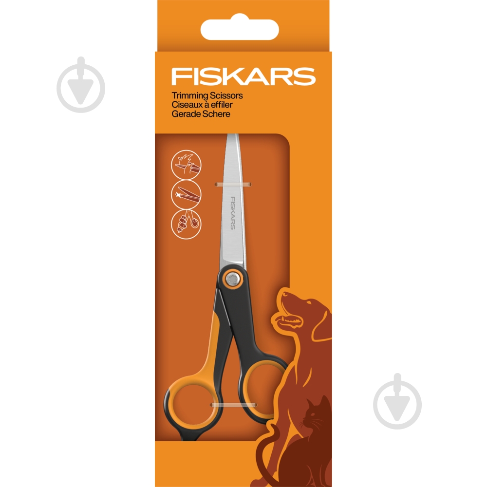 Ножиці Fiskars для стрижки тварин прямі - фото 12