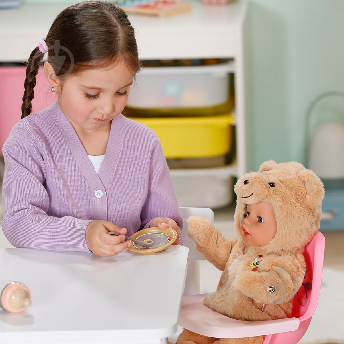 ᐉ Лялька Zapf Baby Born Емма у костюмі ведмедика 837115 • Краща