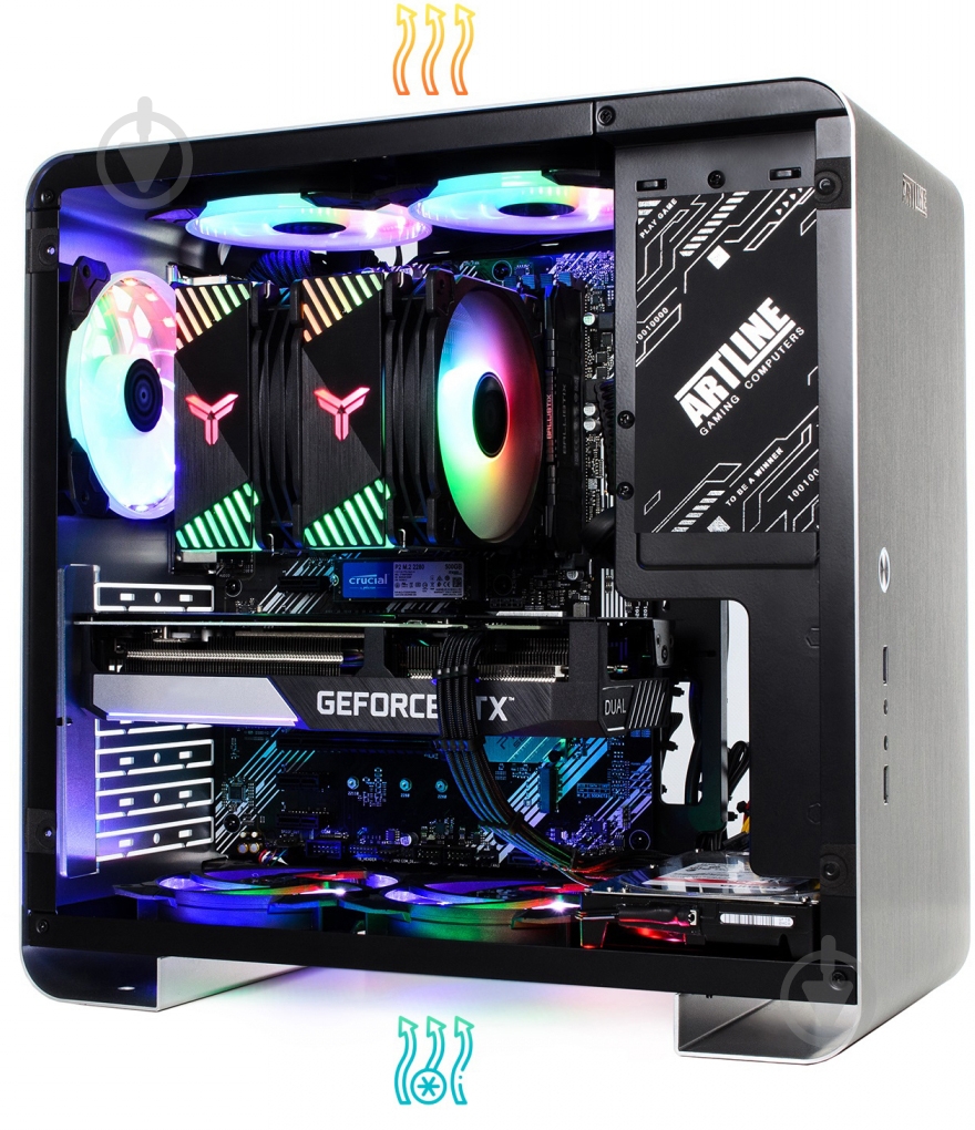Компьютер персональный Artline Gaming X55 (X55v33) silver - фото 13 Компьютер персональный Artline Gaming X55 (X55v33) silver - фото 13