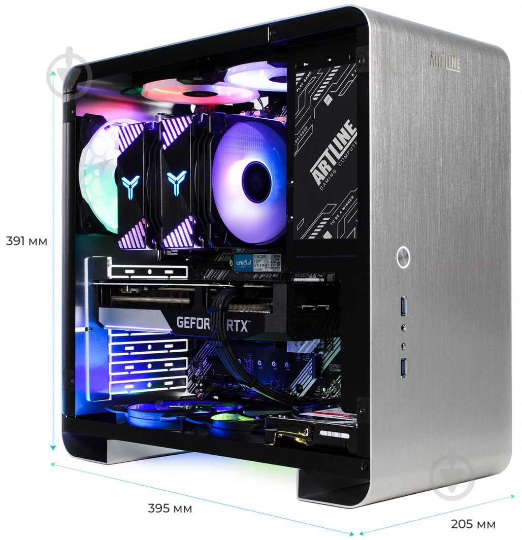 Компьютер персональный Artline Gaming X55 (X55v33) silver - фото 12 Компьютер персональный Artline Gaming X55 (X55v33) silver - фото 12